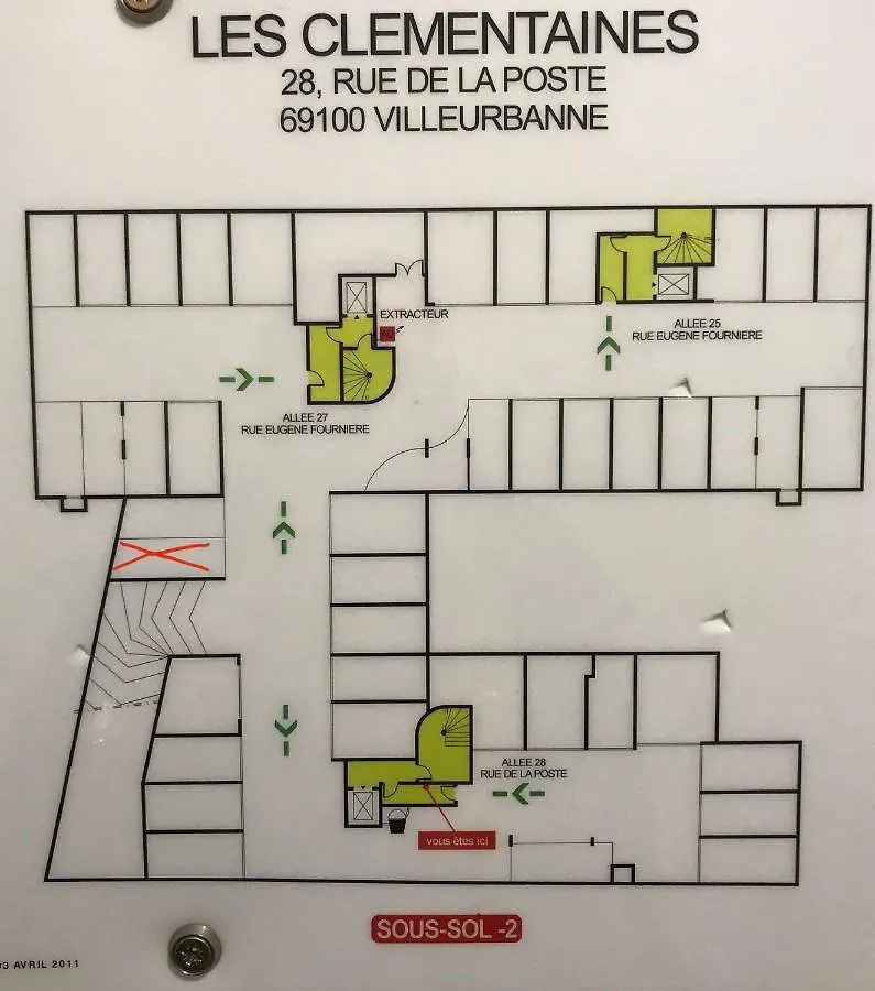 Les Clementaines Lyon-Villeurbanne 0*, Villeurbanne